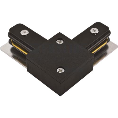 Коннектор для шинопровода L-образный  JazzWay PTR CL-BL Черный картинка 